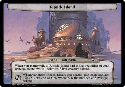 Riptide Island Planechase: March of the Machine Magic card