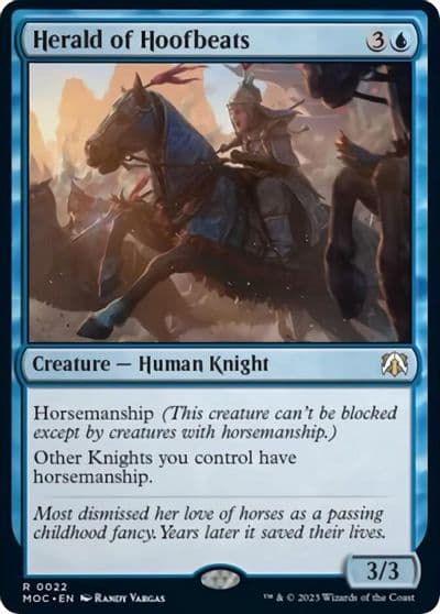 Herald of Hoofbeats Commander: March of the Machine Magic card