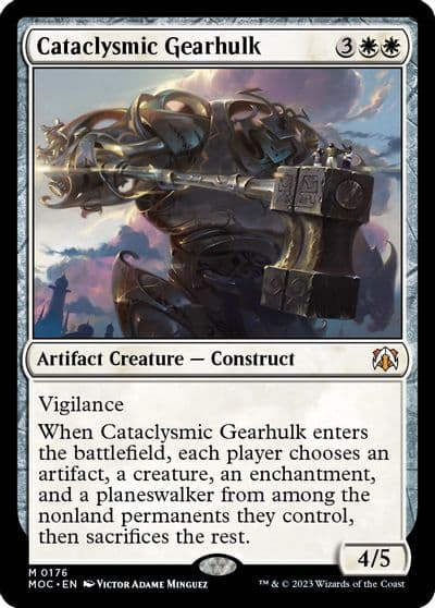 Cataclysmic Gearhulk Commander: March of the Machine Magic card