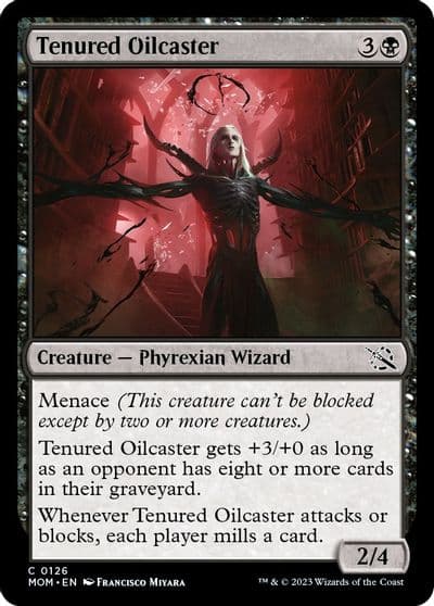 Tenured Oilcaster March of the Machine Magic card