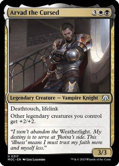 Arvad the Cursed Commander: March of the Machine Magic card