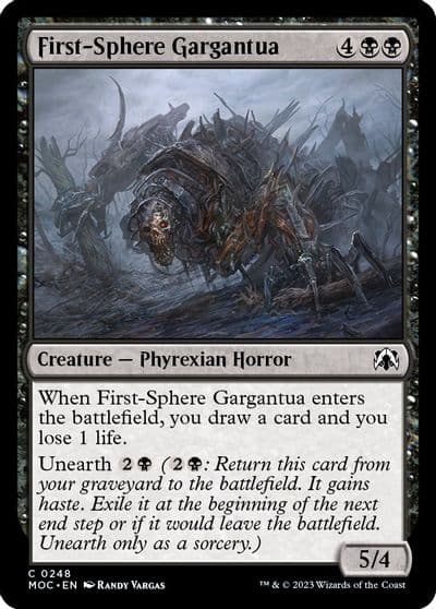 First Sphere Gargantua Commander: March of the Machine Magic card