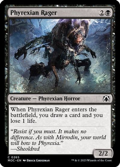 Phyrexian Rager Commander: March of the Machine Magic card