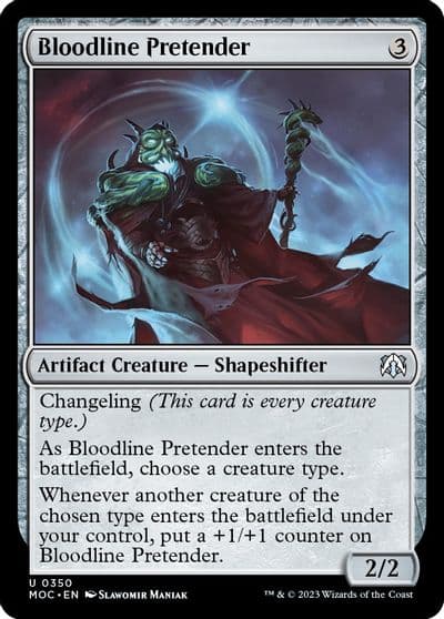 Bloodline Pretender Commander: March of the Machine Magic card