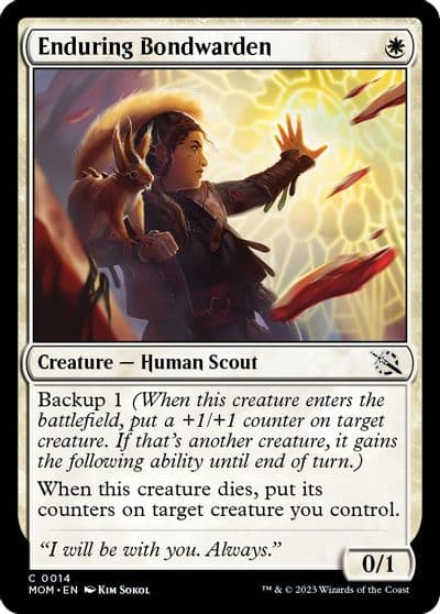 Enduring Bondwarden March of the Machine Magic card
