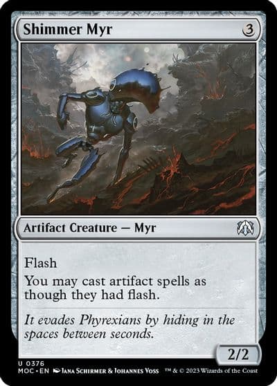 Shimmer Myr Commander: March of the Machine Magic card