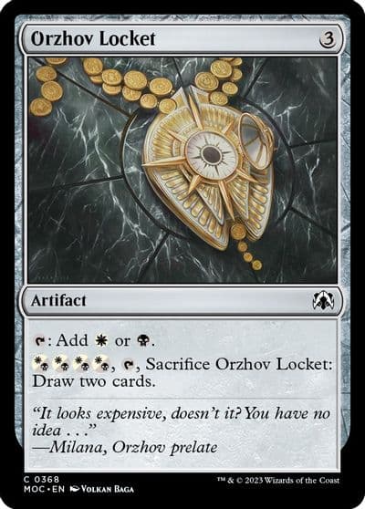 Orzhov Locket Commander: March of the Machine Magic card