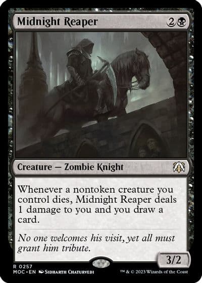Midnight Reaper Commander: March of the Machine Magic card