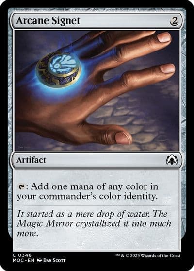 Arcane Signet Commander: March of the Machine Magic card