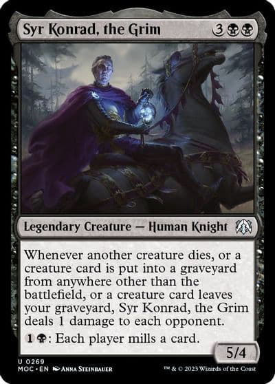 Syr Konrad the Grim Commander: March of the Machine Magic card