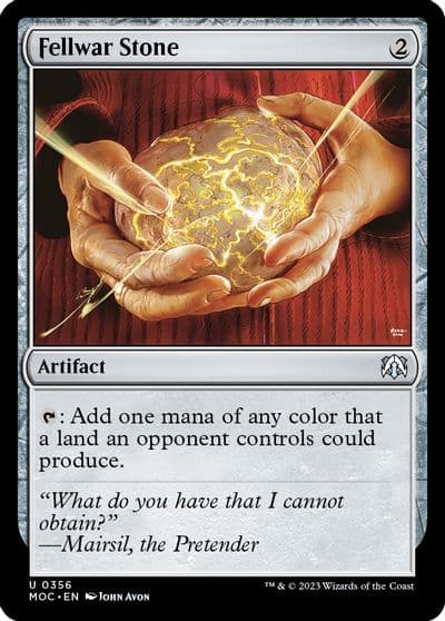 Fellwar Stone Commander: March of the Machine Magic card