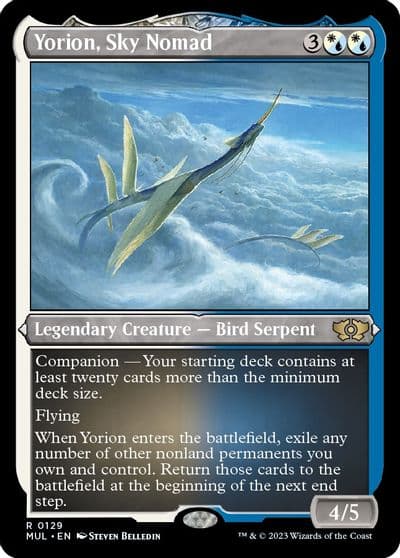 Yorion Sky Nomad Foil Etched March of the Machine: Multiverse Legends Magic card