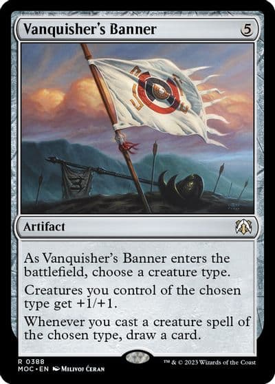 Vanquishers Banner Commander: March of the Machine Magic card