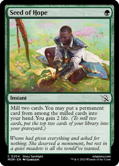 Seed of Hope March of the Machine Magic card