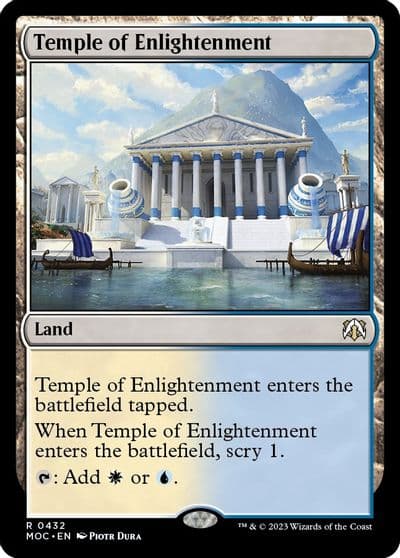 Temple of Enlightenment Commander: March of the Machine Magic card