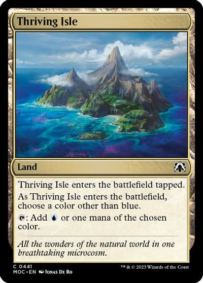Thriving Isle Commander: March of the Machine Magic card