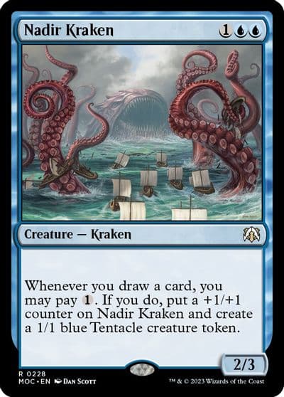 Nadir Kraken Commander: March of the Machine Magic card