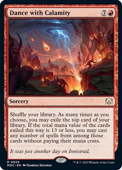 Dance with Calamity Commander: March of the Machine Magic card