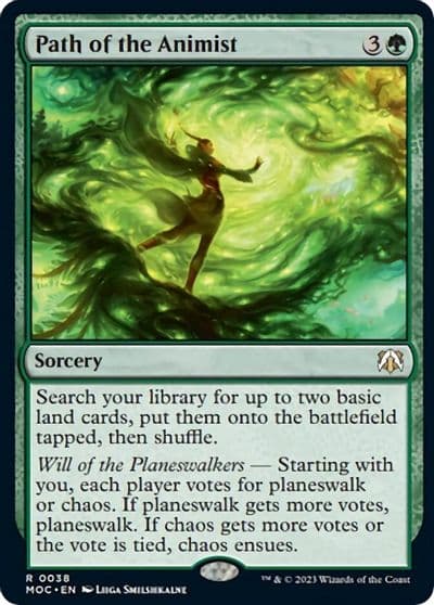 Path of the Animist Commander: March of the Machine Magic card