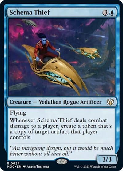 Schema Thief Commander: March of the Machine Magic card