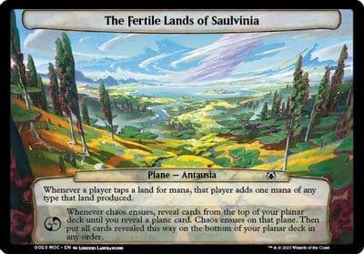 The Fertile Lands of Saulvinia Planechase: March of the Machine Magic card