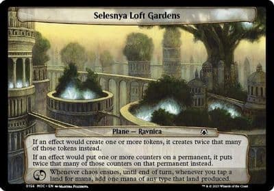 Selesnya Loft Gardens Planechase: March of the Machine Magic card