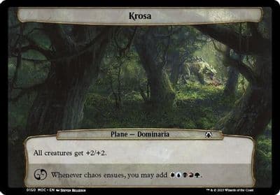 Krosa Planechase: March of the Machine Magic card