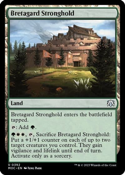 Bretagard Stronghold Commander: March of the Machine Magic card