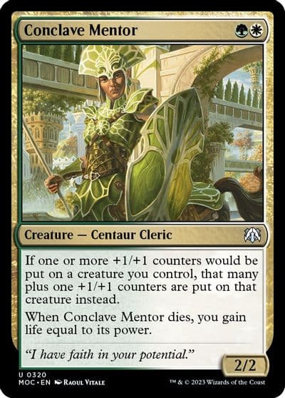 Conclave Mentor Commander: March of the Machine Magic card