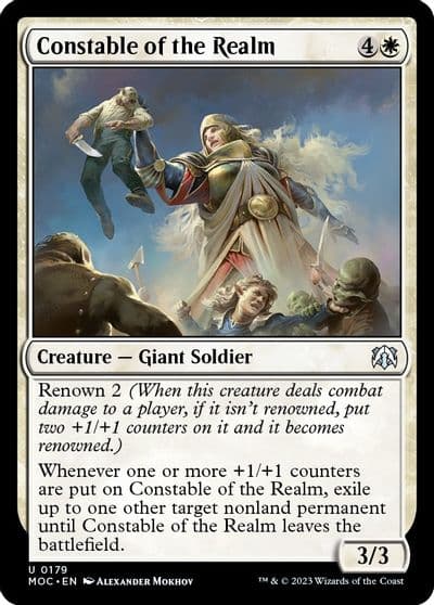 Constable of the Realm Commander: March of the Machine Magic card