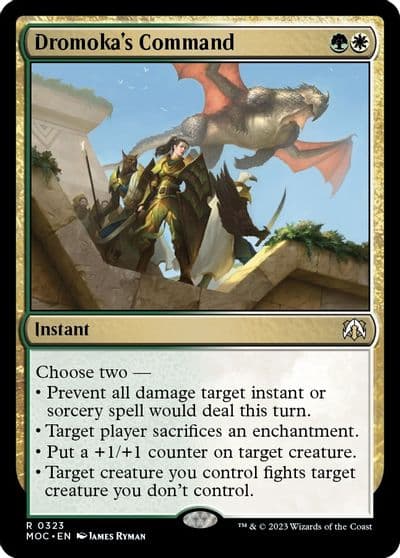 Dromokas Command Commander: March of the Machine Magic card