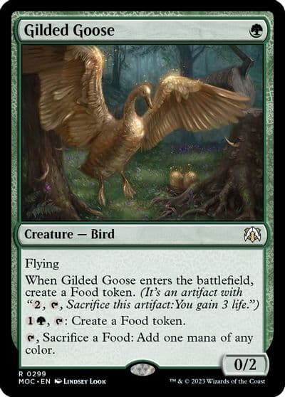 Gilded Goose Commander: March of the Machine Magic card