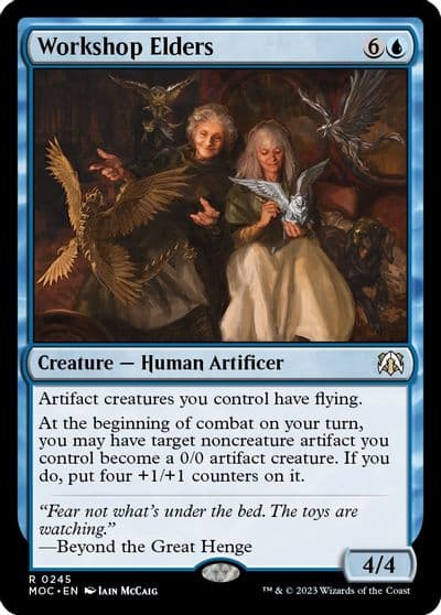 Workshop Elders Commander: March of the Machine Magic card