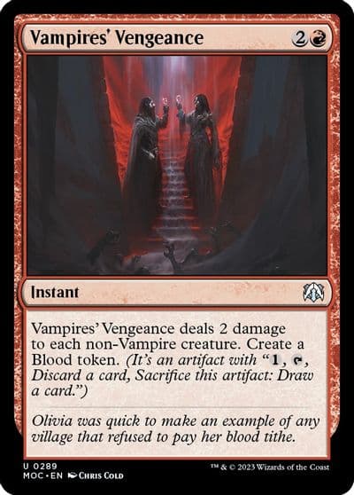 Vampires Vengeance Commander: March of the Machine Magic card
