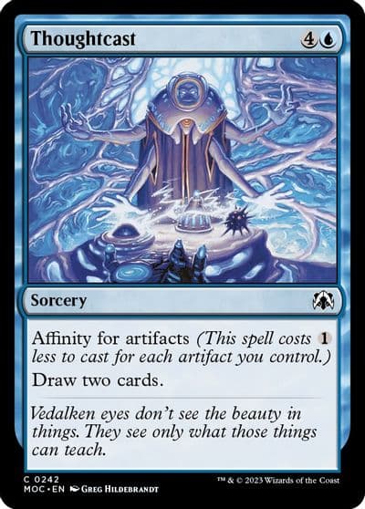 Thoughtcast Commander: March of the Machine Magic card