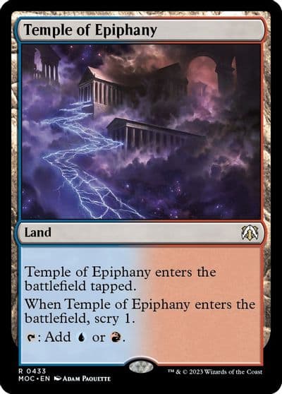 Temple of Epiphany Commander: March of the Machine Magic card