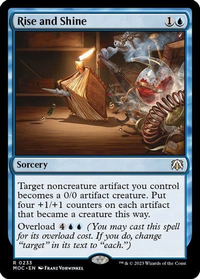 Rise and Shine Commander: March of the Machine Magic card