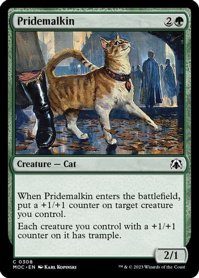 Pridemalkin Commander: March of the Machine Magic card