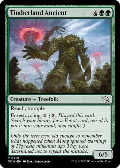Timberland Ancient March of the Machine Magic card