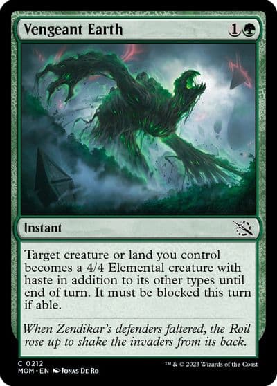 Vengeant Earth March of the Machine Magic card