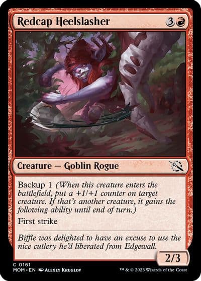Redcap Heelslasher March of the Machine Magic card