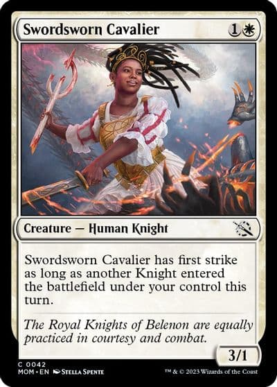 Swordsworn Cavalier March of the Machine Magic card