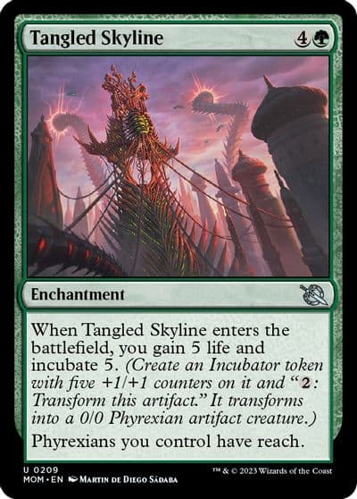Tangled Skyline March of the Machine Magic card