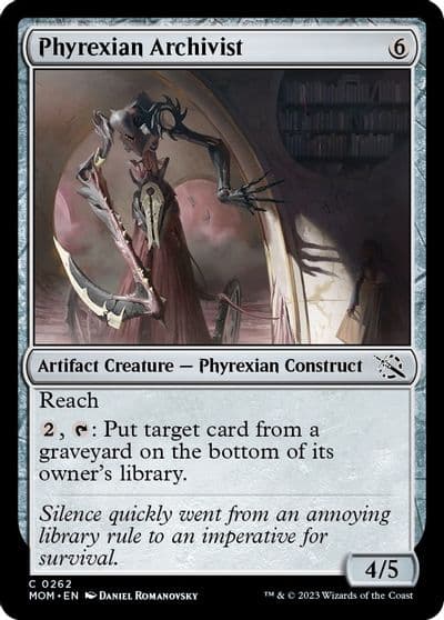 Phyrexian Archivist March of the Machine Magic card