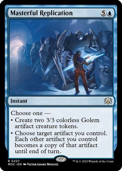 Masterful Replication Commander: March of the Machine Magic card