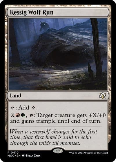 Kessig Wolf Run Commander: March of the Machine Magic card