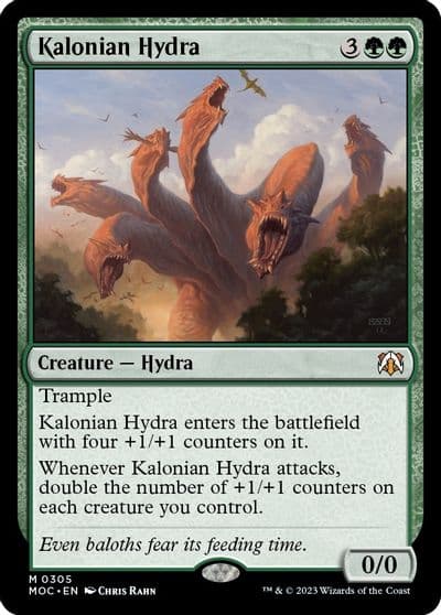 Kalonian Hydra Commander: March of the Machine Magic card
