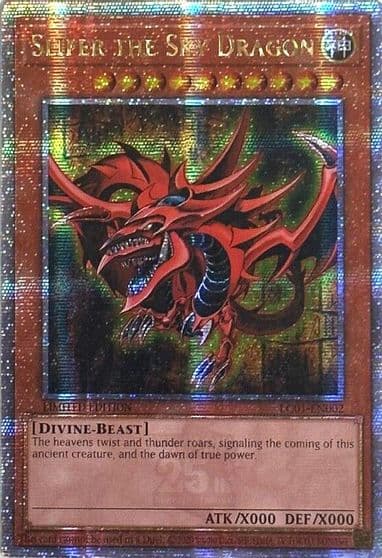 Slifer the Sky Dragon Quarter Century Secret Rare Legendary Collection: 25th Anniversary Edition Yu-Gi-Oh! card