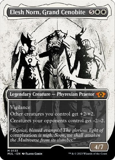 Elesh Norn Grand Cenobite Halo Foil March of the Machine: Multiverse Legends Magic card