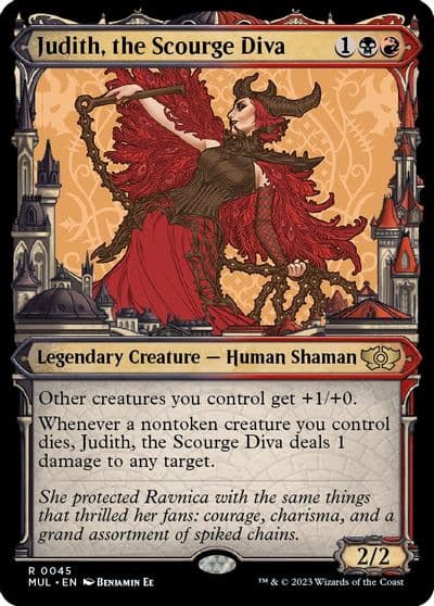 Judith the Scourge Diva March of the Machine: Multiverse Legends Magic card